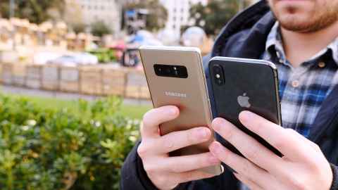 iPhone x vs Samsung Galaxy Note 8, ¿quién ganará?