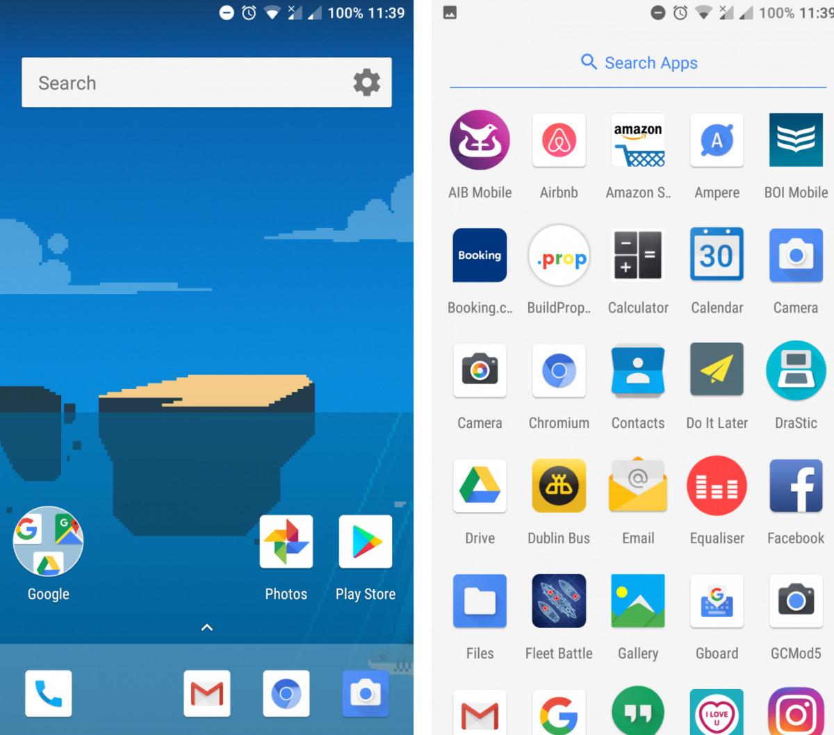 Interfaz de Android One