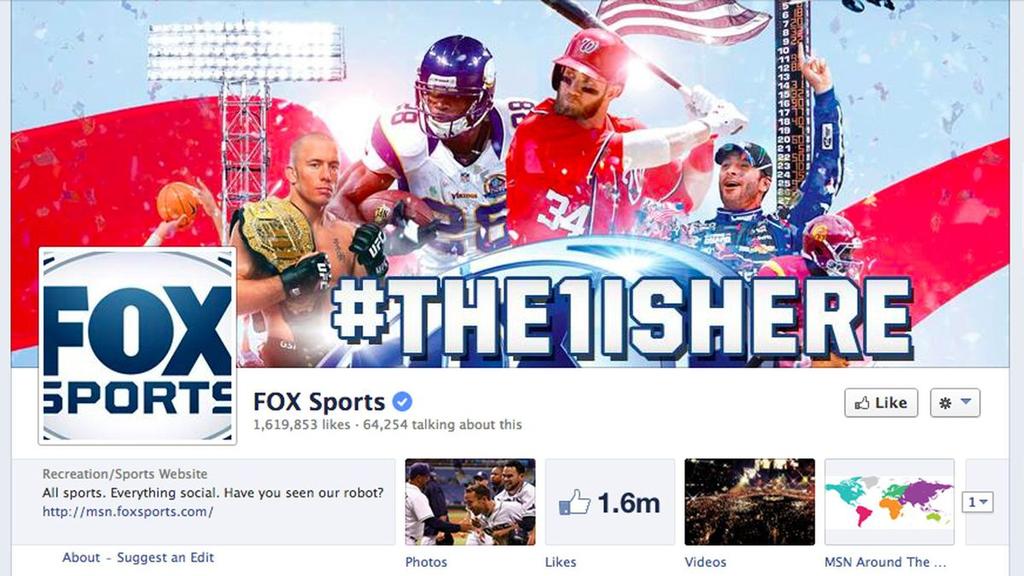 Página de Facebook de FoxSports