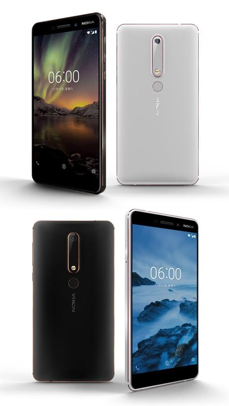Opciones del Nokia 6 2018 en su diseño