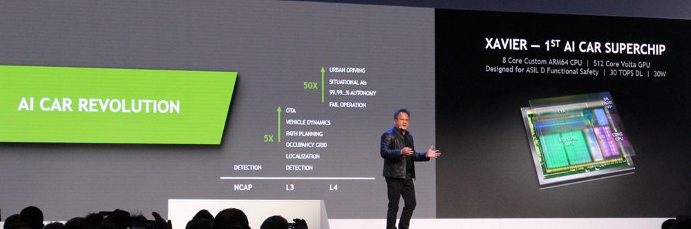 Presentación CES Nvidia Drive Xiavier