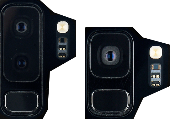 Cámara y sensor del Samsung Galaxy S9