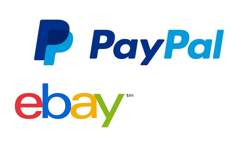Logotipo de eBay y PayPal