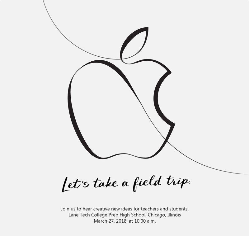 Invitación evento Apple marzo 2018