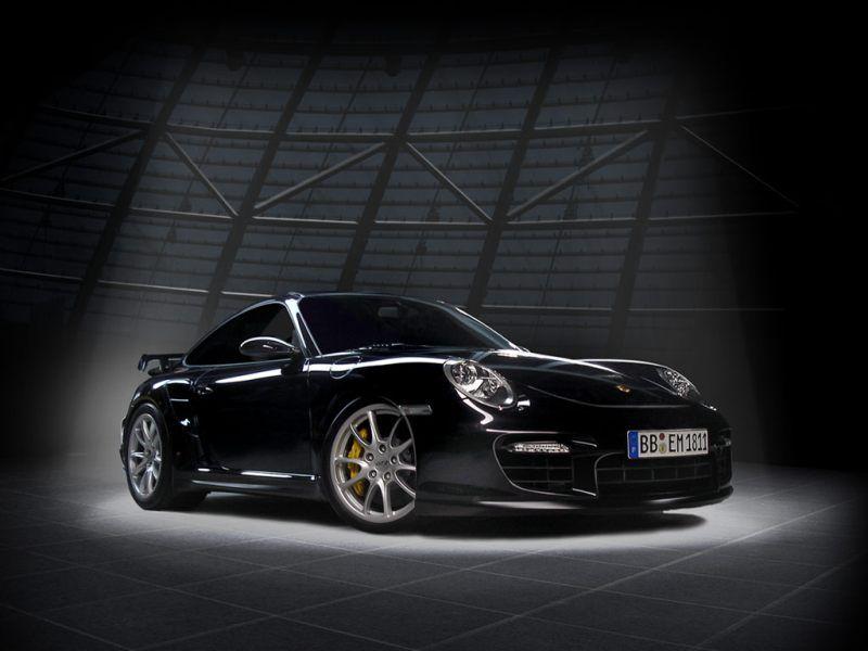 Coche Porsche 911 de color negro