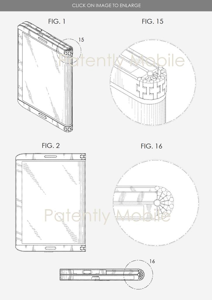 Patente del Samsung Galaxy X