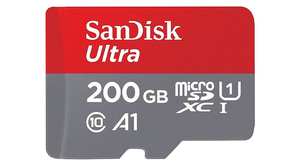 tarjeta SanDisk Ultra 200 GB