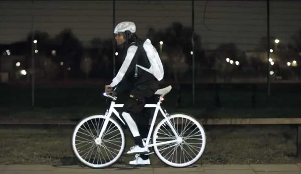 Spray reflectante para bicicletas