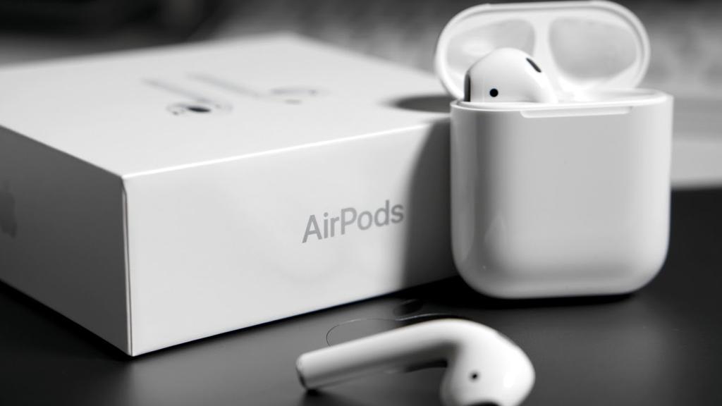 Auriculares Apple AirPods con su caja
