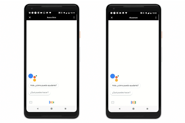 Uso de apliacciones integradas en Google Assistant