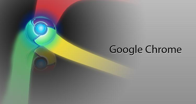 Logotipo de Google Chrome con fondo gris