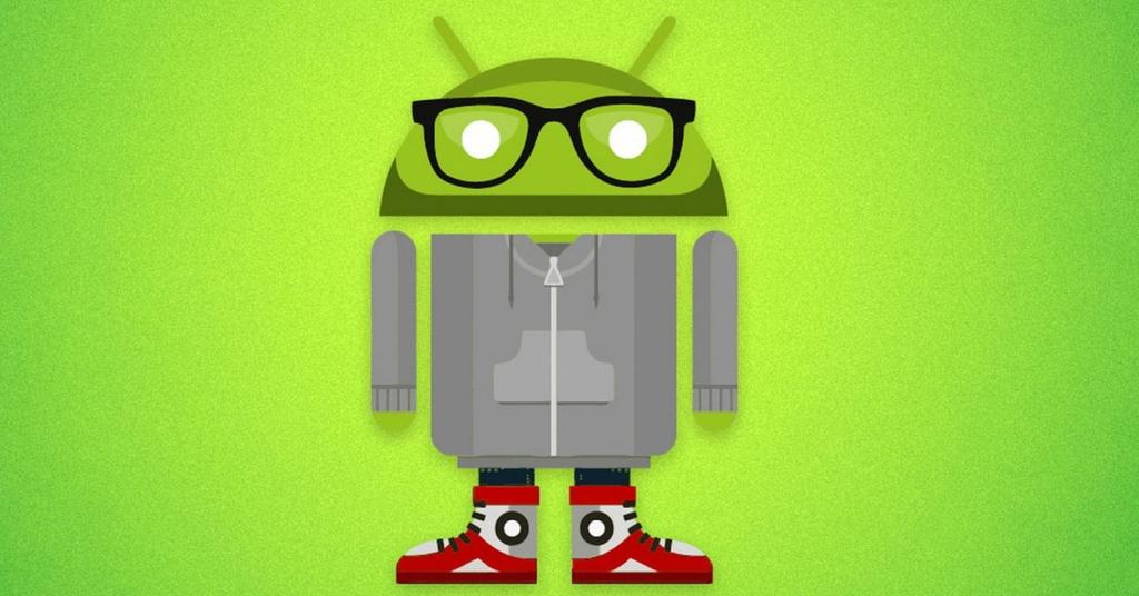 Logotipo de Android con Gafas