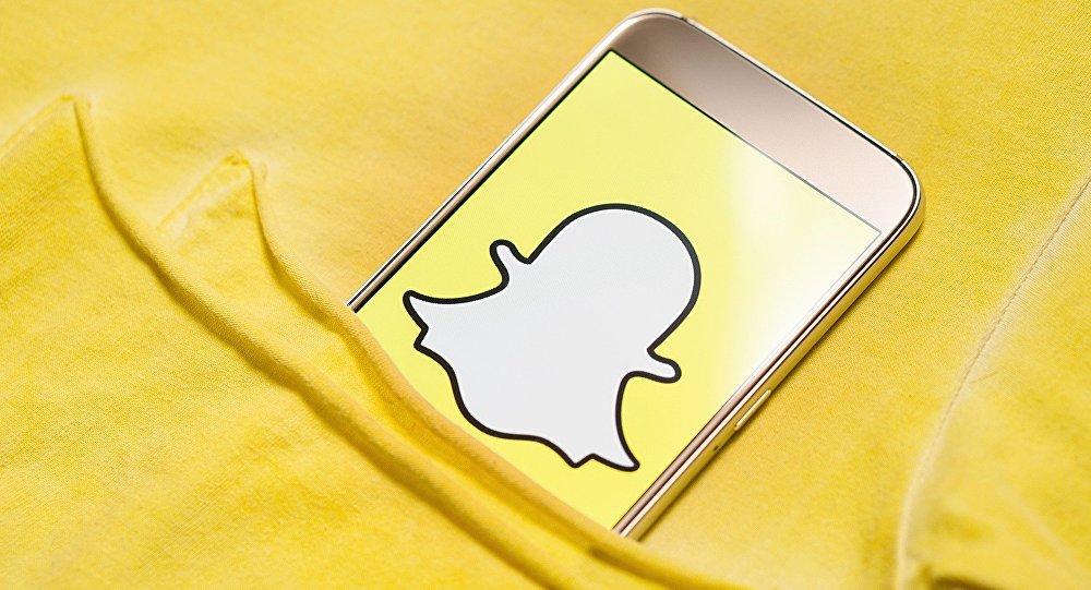 Logotipo de Snapchat en un smartphone