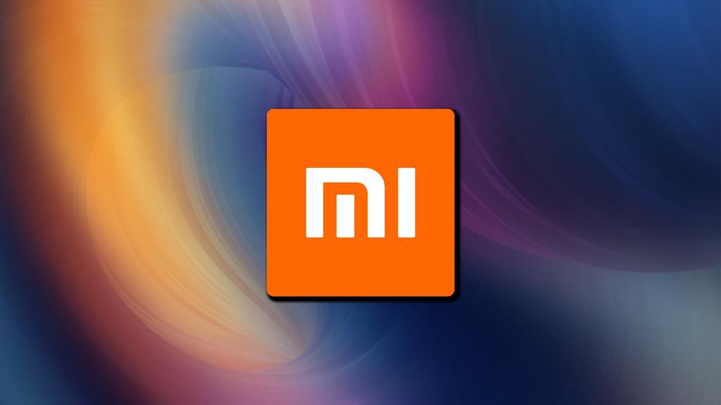 Logotipo de Xiaomi con fondo de colores
