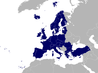Paíes de la Unión Europea y asociados