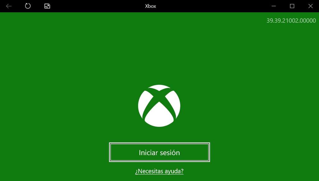 Aplicación Xbox en Windows 10