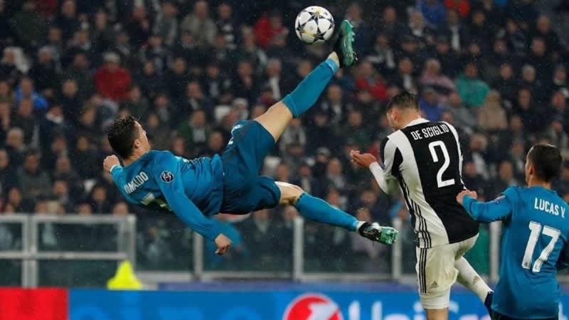 Gol de chilena de Cristiano Ronaldo Real Madrid – Juventus