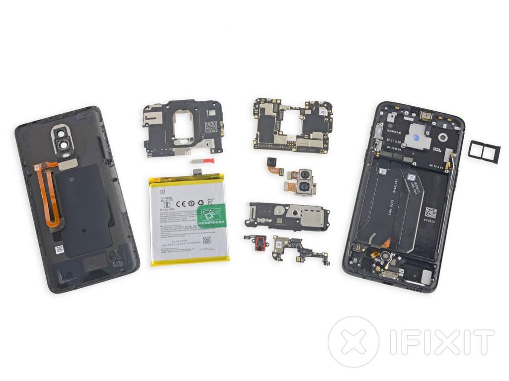 OnePlus 6 desmontado