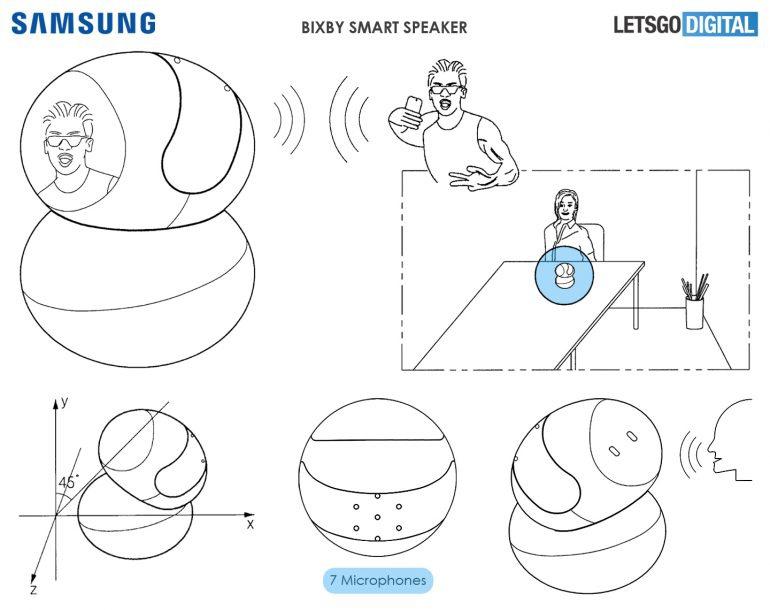 Posible diseño del altavoz inteligente de Samsung