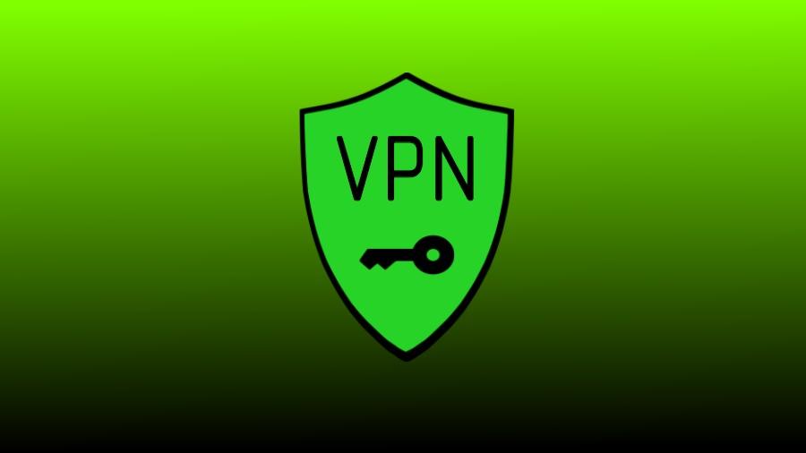 Logo VPN con fondo verde