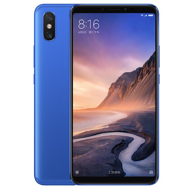 Xiaomi Mi Max 3 de color azul