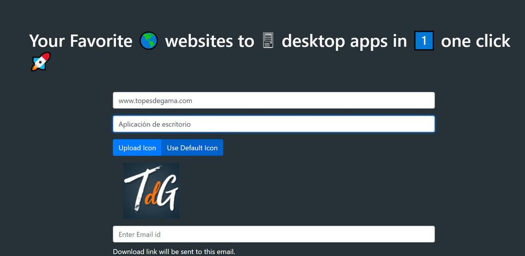 Web2Desk para Windows 10