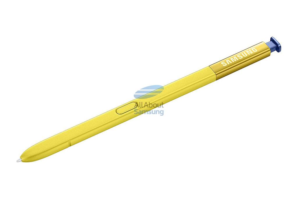 S Pen del Samsung Galaxy Note 9 en amarillo