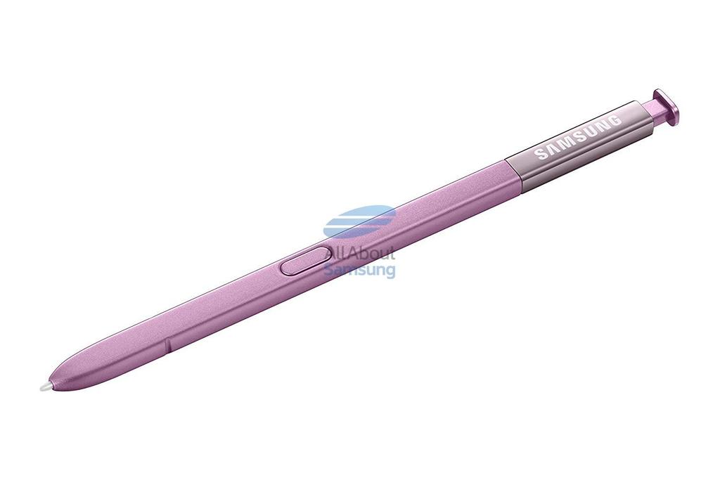 S Pen del Samsung Galaxy Note 9 en lila