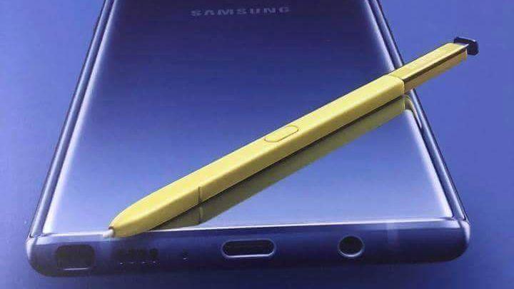 Diseño del Samsung Galaxy Note 9