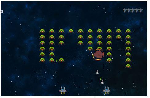 Juego Alien Invaders Chromecast game