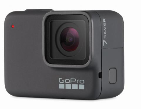 GoPro Hero7 de color plateado