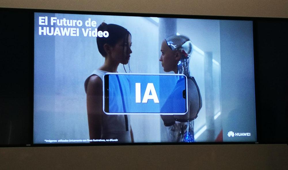 Uso de IA en Huawei Video