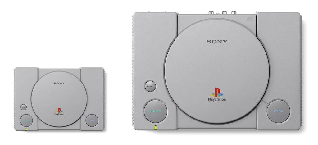 PlayStation Classic comparda con PlayStation original