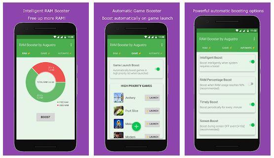 Aplicación gratis Android RAM & Game Booster