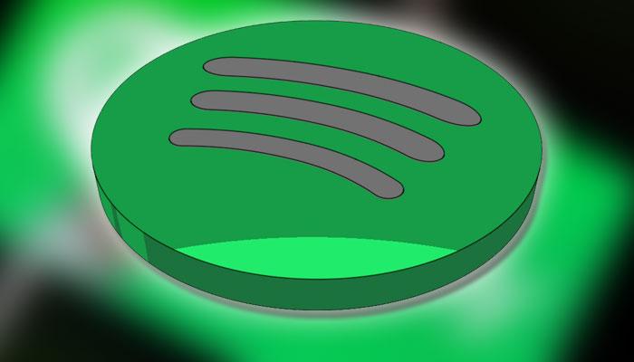 Logotipo de Spotify con fondo verde