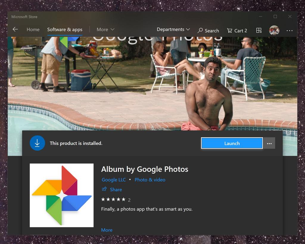 Malware en Album by Google Photos