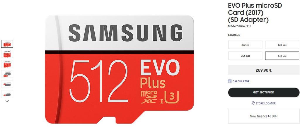 Samsung microSD 512