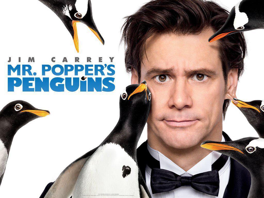 Portada de los Pingüinos de Mr Poppers