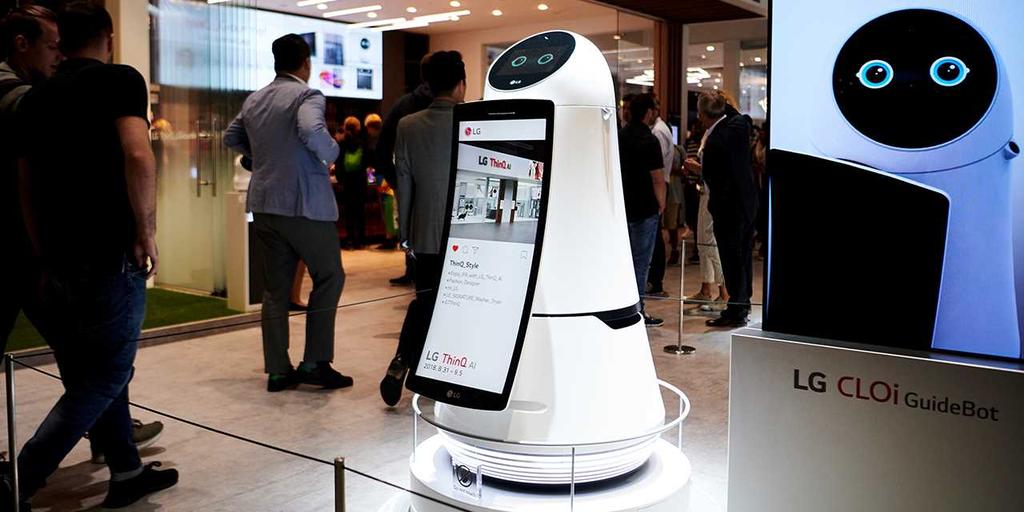 Robot con inteligencia artificial de LG