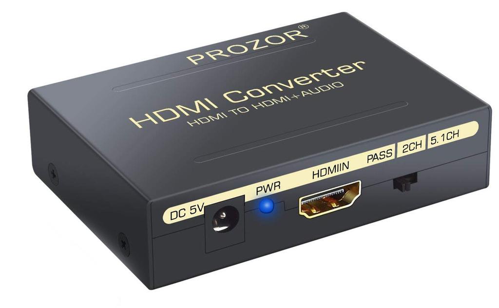 Conversor Proster HDMI a HDMI Audio Divisor