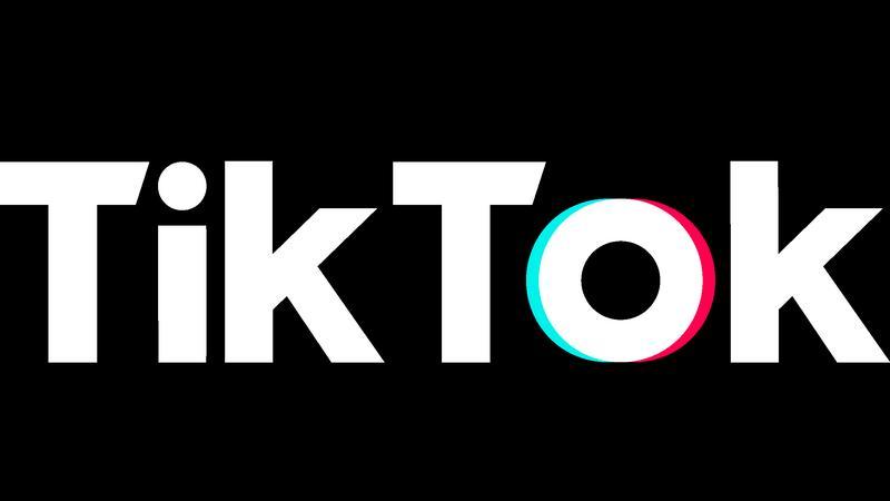 Logotipo de TikTok con fondo negro