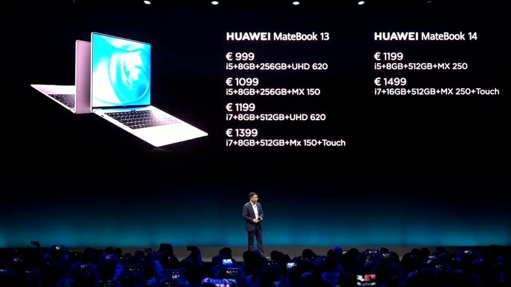 Precio el Huawei MateBook 13 y Huawei MateBook 14