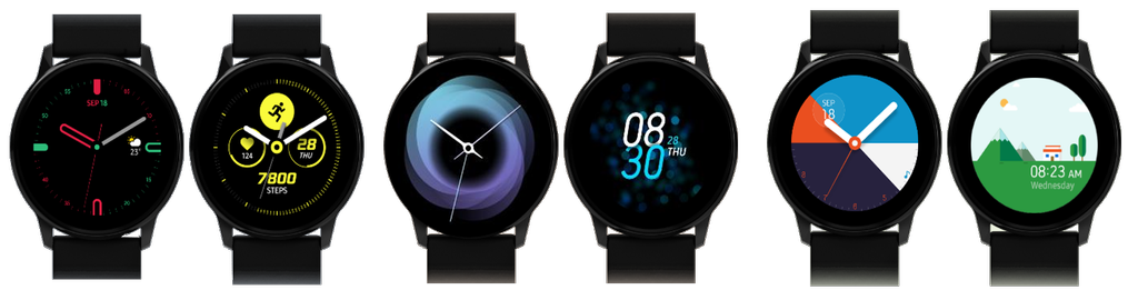 Interfaz de los Samsung Galaxy Watch Active