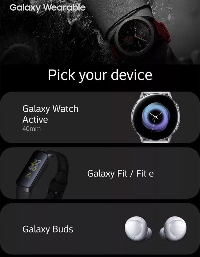 Nuevos accesorios wearables de Samsung