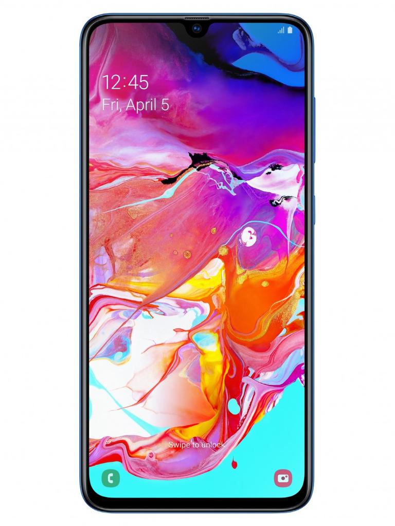 Imagen frontal del Samsung Galaxy A70