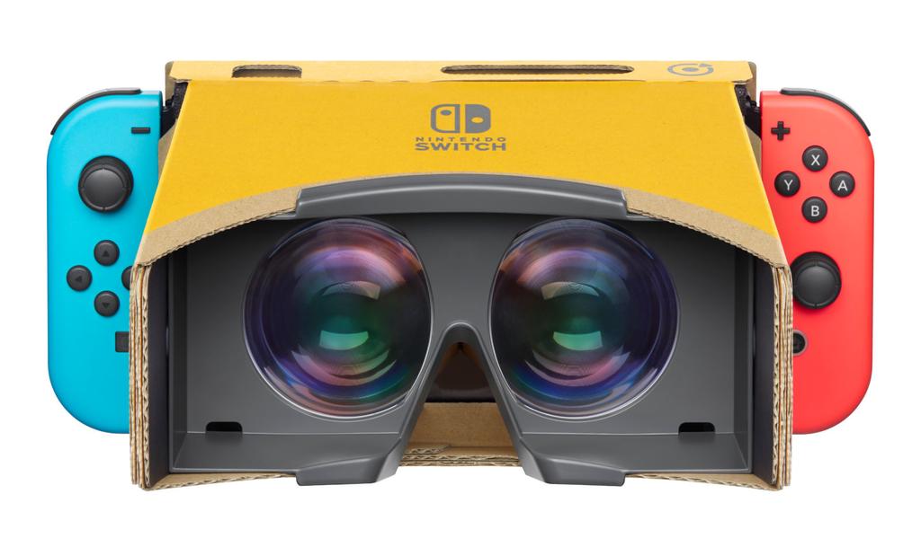 Visor Realidad Virtual para Nintendo Switch creado con Nintendo Labo