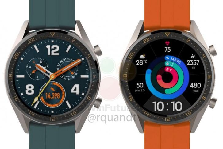Diseño del smartwatch Huawei Watch GT Elegant que llegará con el Huawei P30