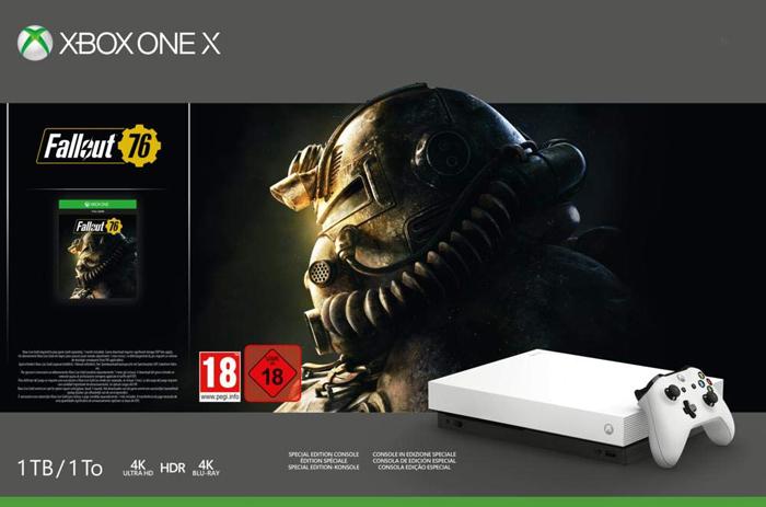 Consola Xbox One X en oferta con Fallaout 76