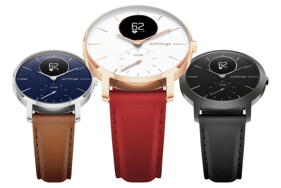 Colores del samrtwatch Withings Steel HR Sapphire Signature