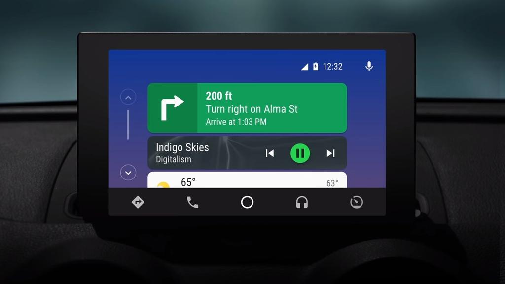 uso de la nueva versión de Android Auto
